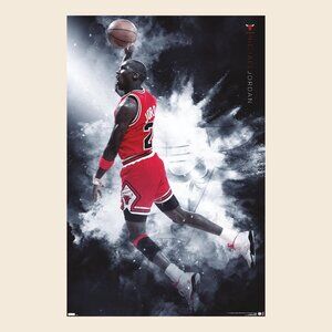 Michael Jordan - Burst Wall Poster_170
